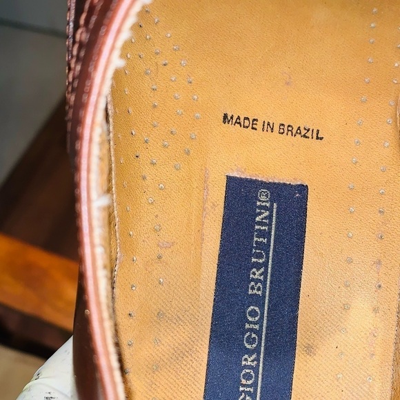 Giorgio Brutini Cap Toe Leather Oxfords. - Picture 8 of 15